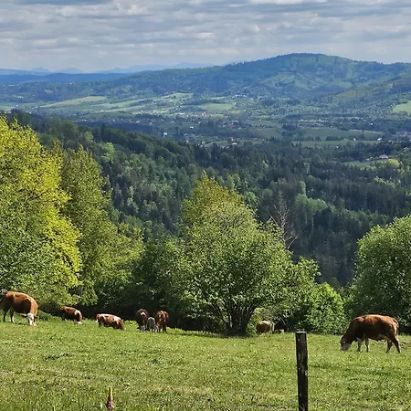 Utulna V Beskydech S Krbem A Vyhledy Lodge Hrádek